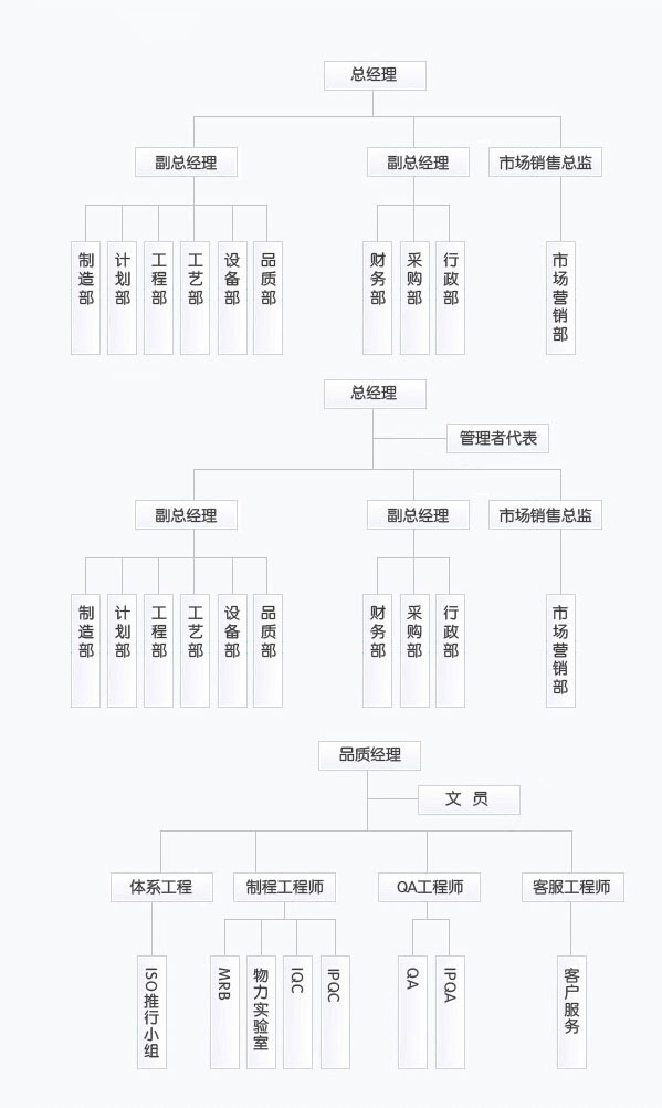 龙科电子科技组织架构